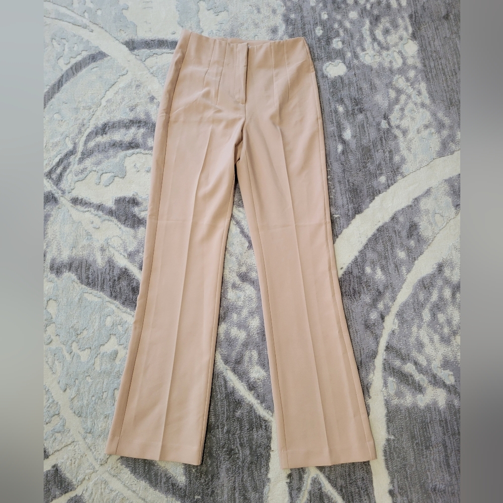 Suzy Shier Beige High Rise Dress Trousers